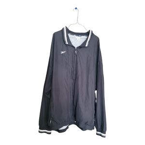 Vintage Reebok Black Windbreaker Jacket